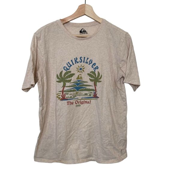 Quiksilver Boys Sun Over The Palm T Shirt Short Sleeve Size 16 X-Large - Picture 1 of 9